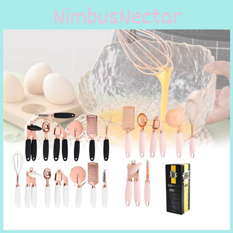 Pcs Kitchen 7 Gadget Set Copper Coated Stainless Utensil Pizza Cooking Tool