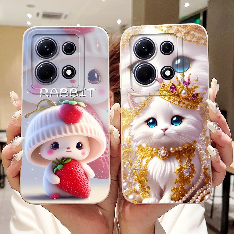 Чехол для Infinix Note 30 Pro Чехол Note 30i X6716 Милый мультяшный рисунок Мягкий ТПУ Чехол для телефона Для Infinix Note 30 VIP Note30 Fundas