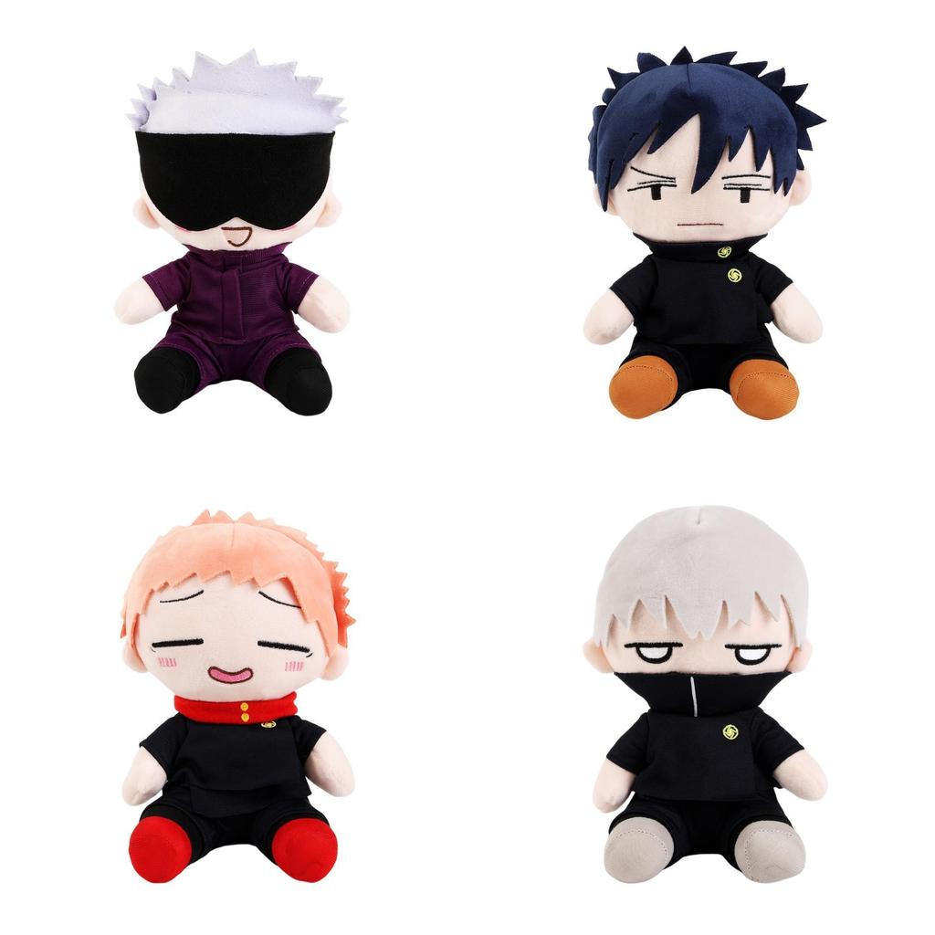 Jujutsu Kaisen Plüschtier-Set Aus Weichem Kurzem Plüschmaterial Für Anime-Sammler