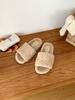 New French Sheep Roll Fashion Wool Shoes Women's New Versatile Casual Outer Wear Thick-soled Wool Drag Women's Shoes