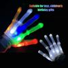 2pcs LED Glowing Gloves Cloth Skeleton Glowing Light Gloves for Dance Halloween Children