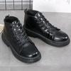 Fashion Winter Black Man Shoes Warm Boots for Men Short Barrel Booties Ankle Casual Comfortable Offers Trendy 2025 Cheap Fashion Sale