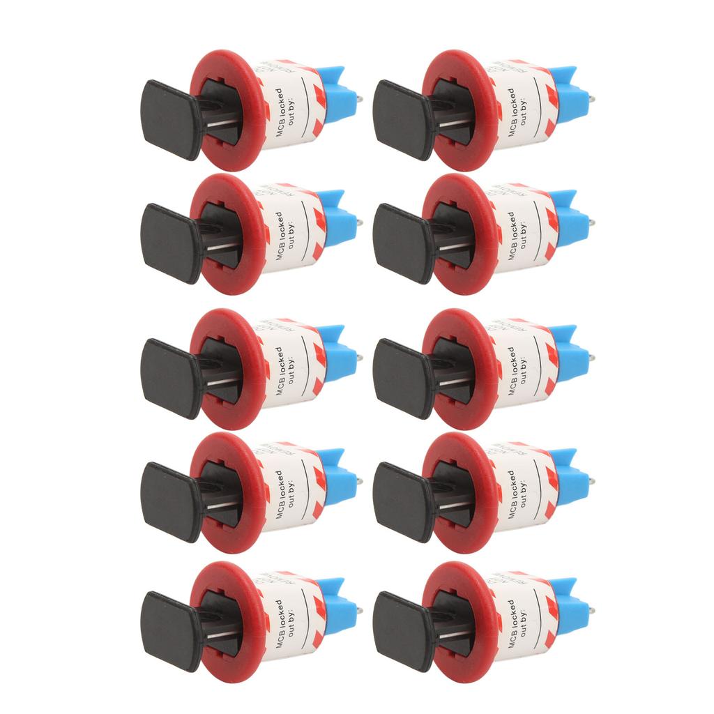 10PCS Electrical Circuit Breaker Lockout PIS Pin Inward Miniature Insulation Lock for Industrial Power Isolation Area