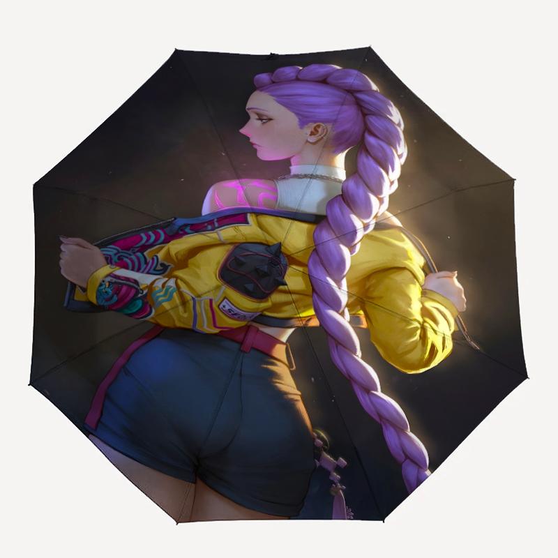 1pc KPop Demon Hunters RUMI2 Umbrella, Sun Protection, And UV Shielding. It Has Eight Sturdy Ribs for Outdoor Use And Perfect Gift