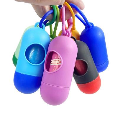 Pet Poop Bag Dispenser with 15 Large Trash Bags