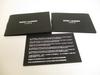 Authentic Saint Laurent YSL Silver YSL Motif Black Leather Long Flap Wallet #a875  Refurbished