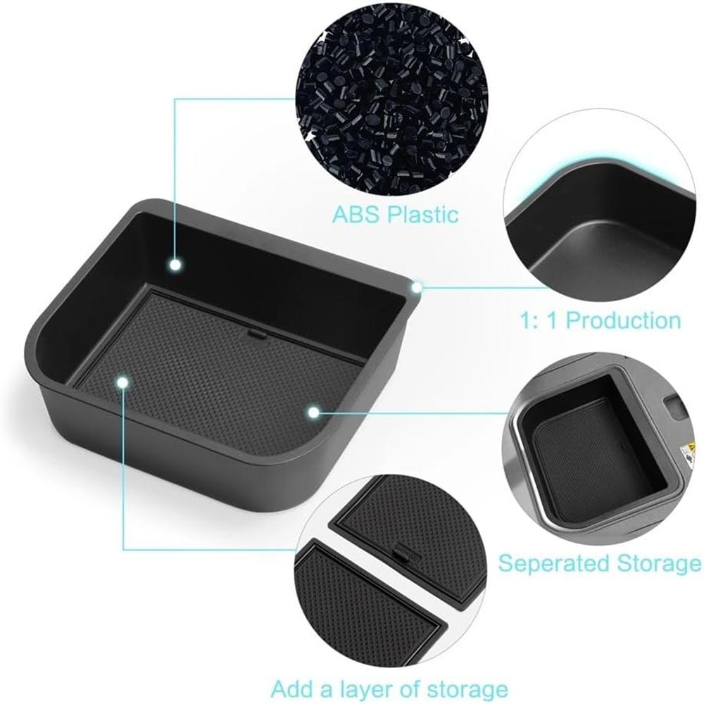 Armrest Storage Box Tray For Toyota Land Cruiser Prado 250 Lexus GX 550 2024-25