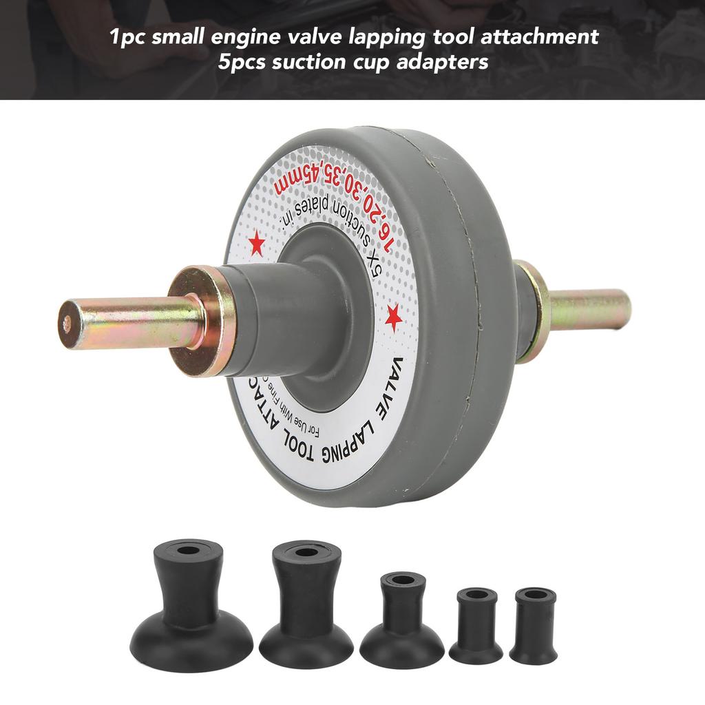 Valve Lap Tool Engine Valve Lapper Kit Metal Rubber Professional Valve Lapping Tool Attachment Kit Easy for Grinding