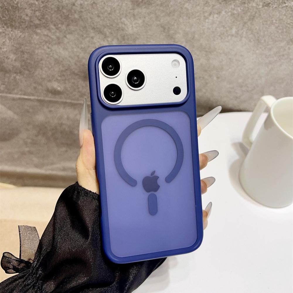 Luxury for Magsafe Magnetic Phone Case For iPhone 17 Pro Max Air 16 15 13 12 Smooth Skin Feel Matte Shockproof Protective Cover