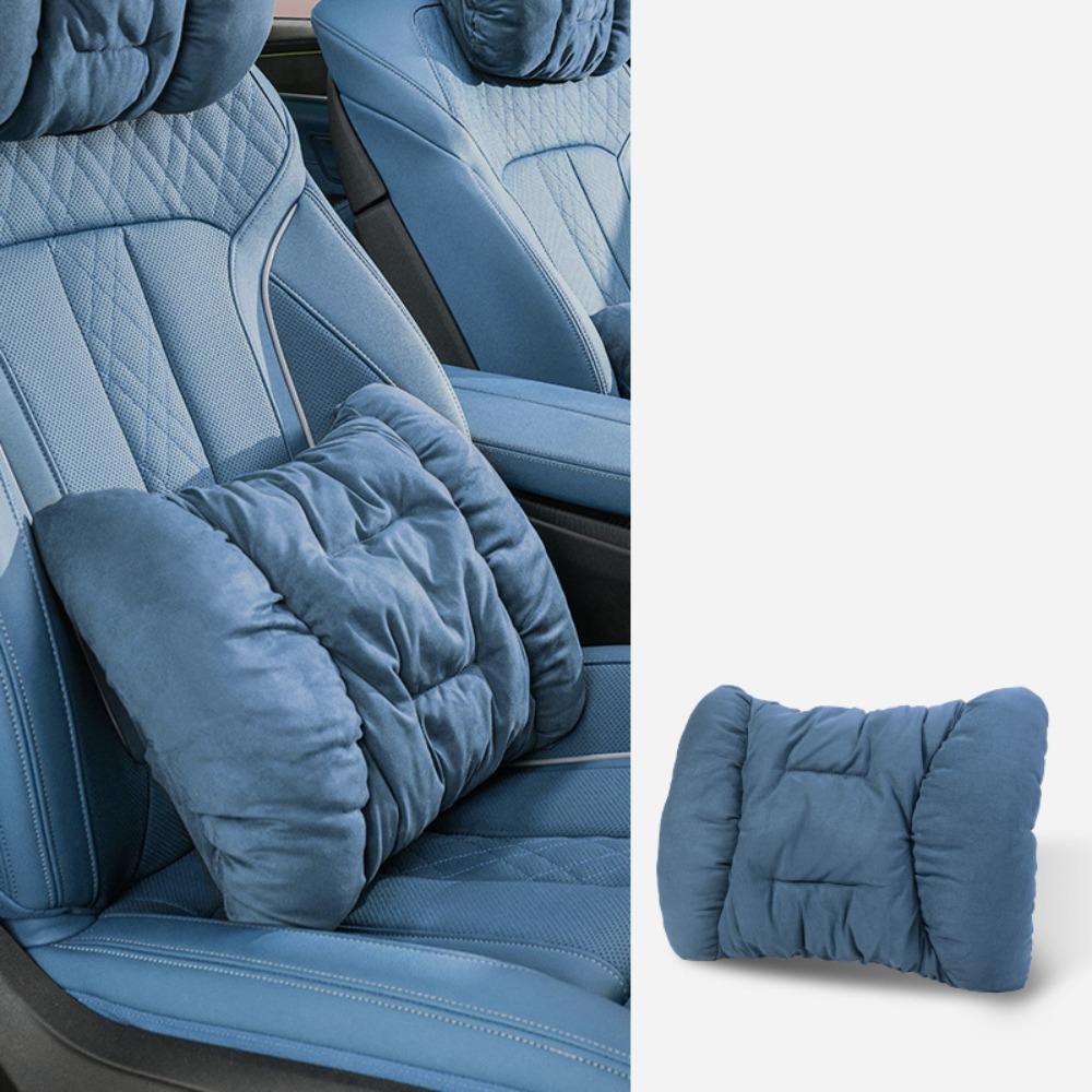 Universal Winter Plush Car Headrest Comfort Lumbar Pillow Support Car Seat Neck Rest Pillow  Rest