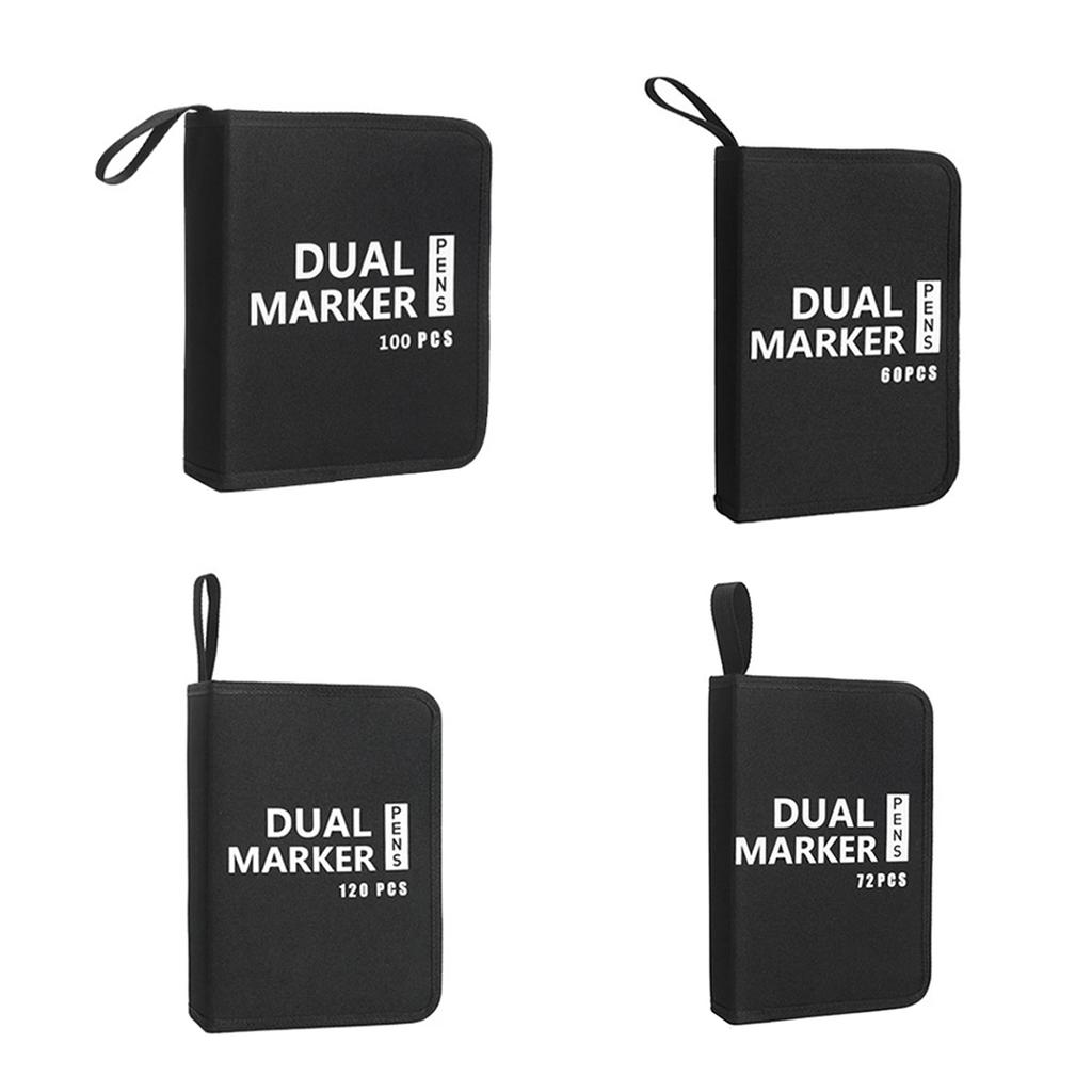 High Capacity Pencils Case Pencil Pouches 60/72/100/120 Slots Coloring Pencil Holder Art Marker Organizers Storage Case