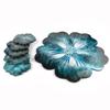 Flower Shape Coaster Mold with Sunlight Edges Fruit Tray Silicone Epoxy Casting Mold for Resin DIY Jewelry Plate Trinket