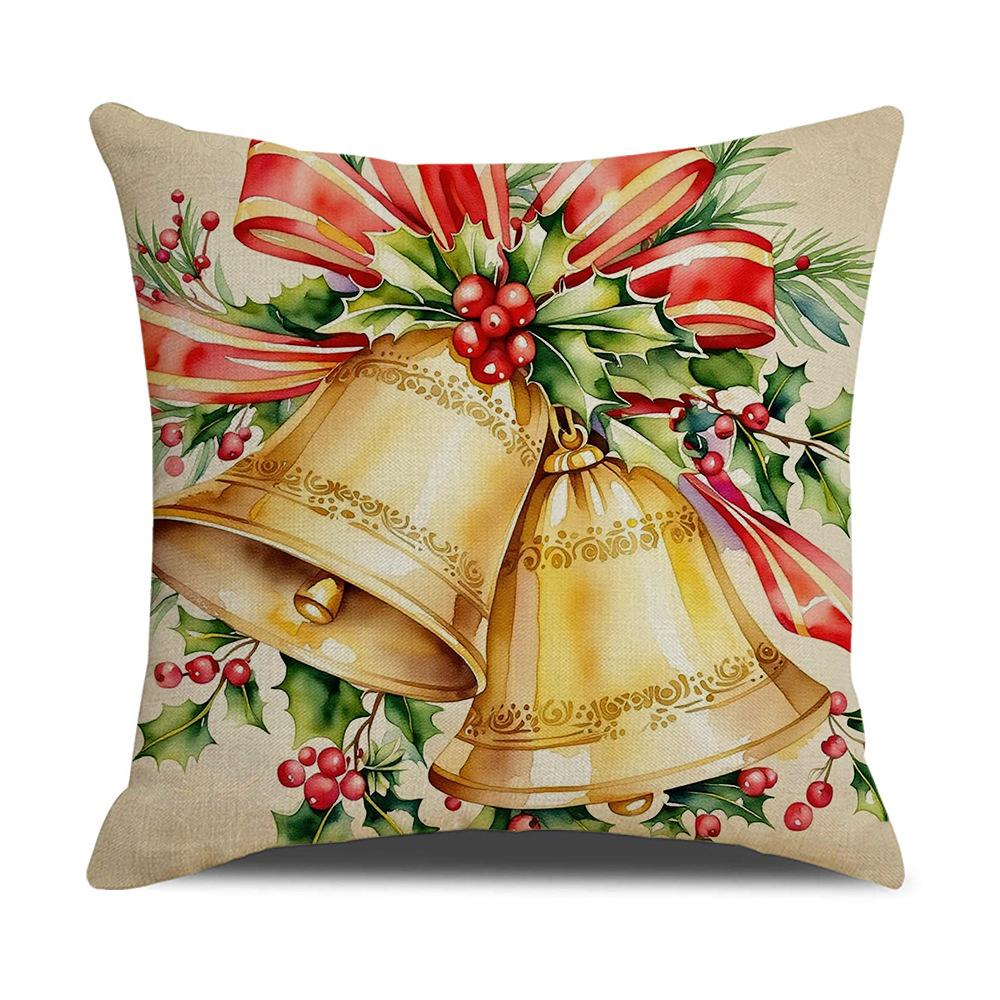 Povlak na polštář Santa Claus v retro stylu Slavnostní párty dekorace Polštář na pohovku Polštář do ložnice k posteli