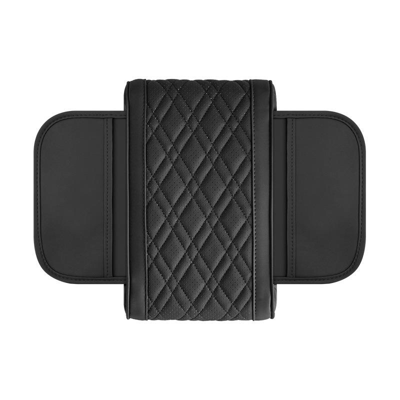 Breathable Car Armrest Heightening Pad with Multifunctional Storage and Protective Cover