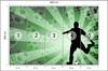 Photomural Football Player Silhouette Self-Adhesive Mural 460x300