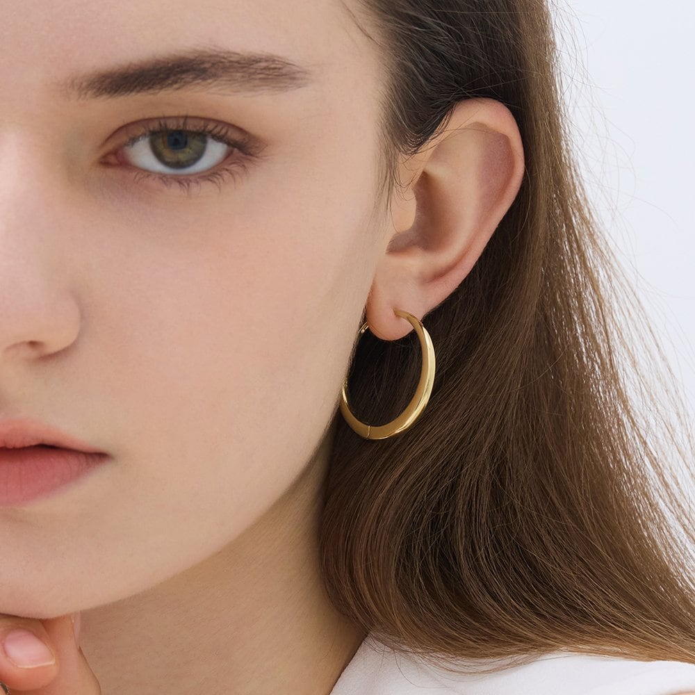 Essence Silver (Y) Luna Ring Earrings Hl4E55420Y9Xxx