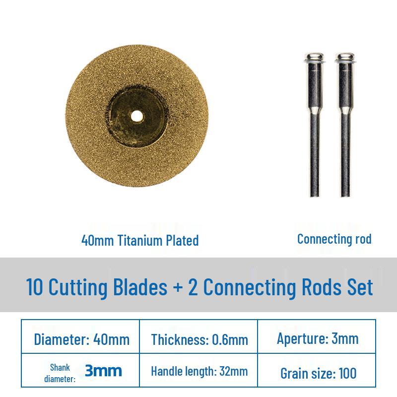 Diamond Cutting Disc for Grout, Jade, Glass, Ceramic; Seam Cleaning Blade for Hand Drill, Small Slice for Wine Bottles.