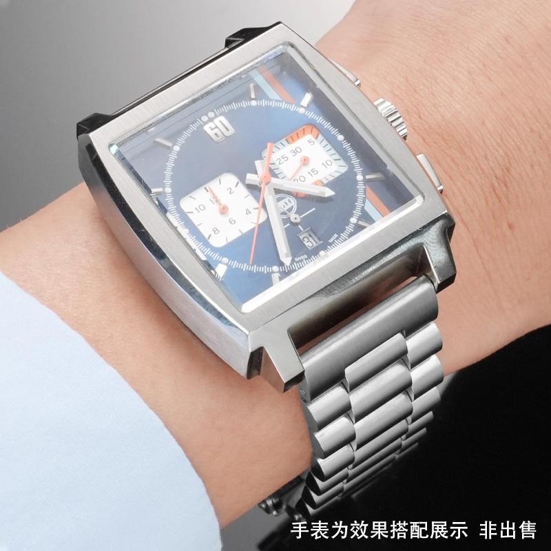 20mm 22mm För TAG Heuer F1-serien massivt rostfritt stål klockarmband herr Tag Heuer Carrera F1 högkvalitet klockarmband svart