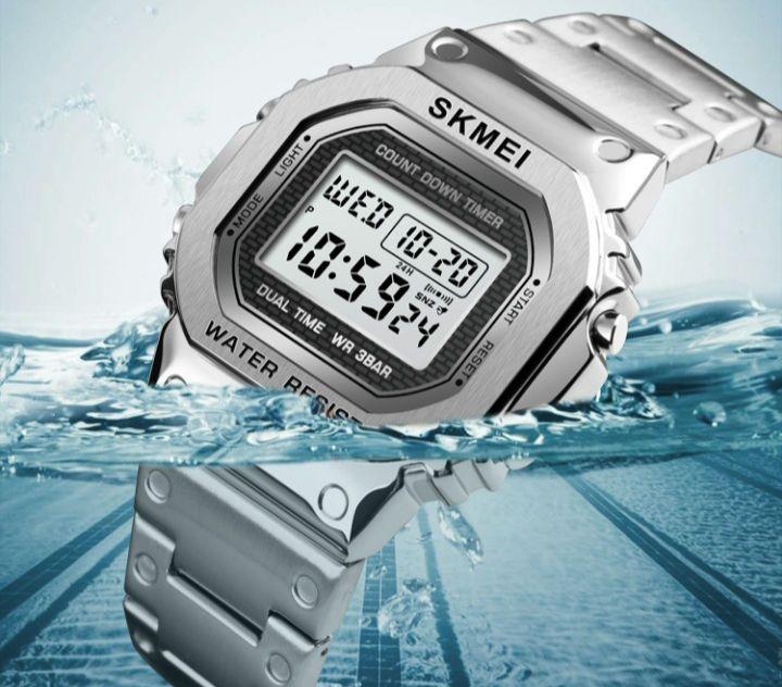 [USED] Full Metal Digital Watch G&Shock Homage Imported Men's Cassette Cassette
