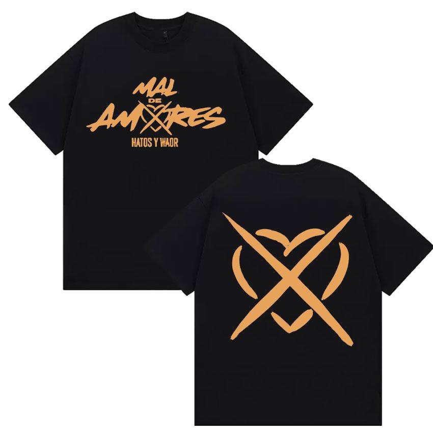 Rapper NATOS WAOR Tour 2025 Merch Graphic T Shirts Unisex Street Punk Hip Hop Short Sleeve Tshirt Unisex Retro Style Clothing Tees