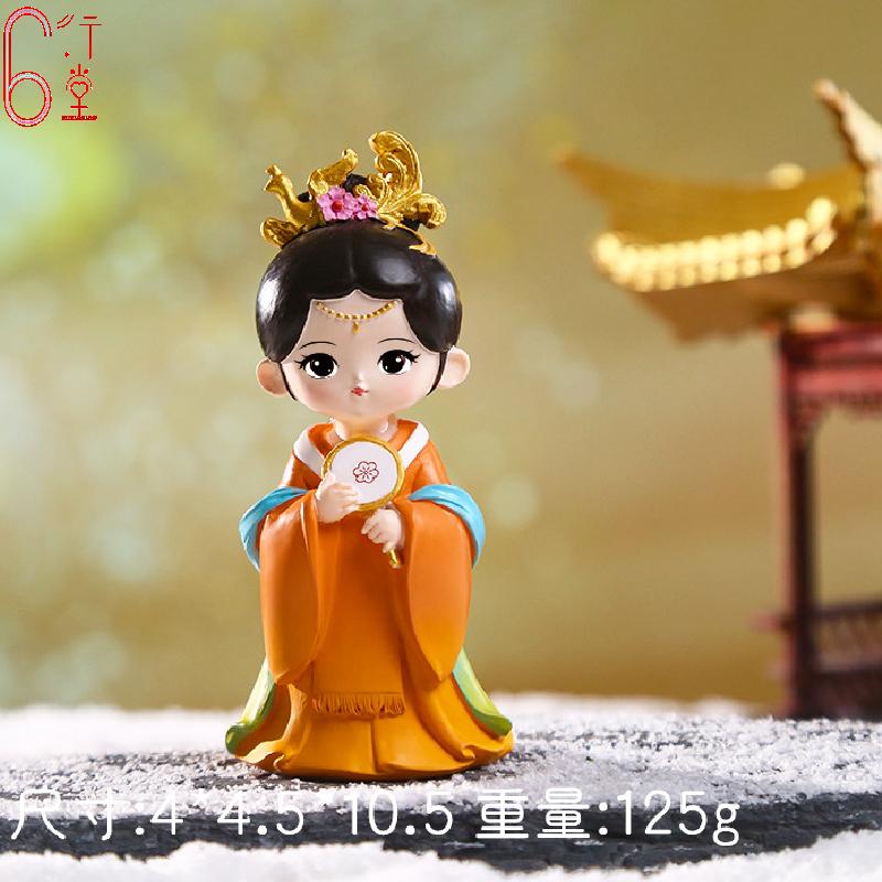 Ancient Costume Hanfu Female Beautiful Woman Diao Chan Xi Shi Ornaments Little Girl Best Friend Birthday Gift Kawaii Figurine