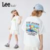 Lee Kids' Unisex Letter Print Crew Neck T-Shirt