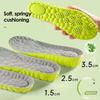 1 Pair Inner Heightening Insole Breathable Anti-Odor Arch Support Multi-Level Height 1.5/2.5/3.5cm Ergonomic Shoe Inserts for Sports