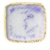 1Pc  Exclusive Nail Resin Palette Gold Edge Agate Flakes Nail Painting Color Palette Nail Display Board Tools