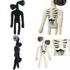 15.7 Inch Siren Head Plush Toy Soft Black And White Horror Stuffed Doll For Kids