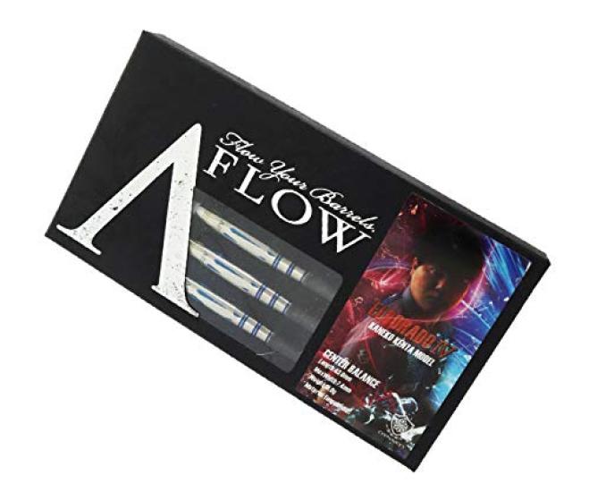 Darts Barrel DYNASTY BLACK LINE El Dorado 4 Kenta Kaneko Model 2BA BLACK LINE EL DORAD4 2BA Darts 2BA Barrel A-FLOW (A-FLOW Tungsten90%) 18.0g