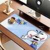 Tappetino Mouse Cartone Animato Carino D-Diddl Quadrato Ufficio Gaming Scrivania Tappetino Impermeabile Antiscivolo Gomma Decorativo