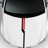100cm Black Racing Stripes Tape Car Hood Bonnet Decorative Sticker Accessories