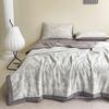 Pure Cotton Three-Layer Gauze Jacquard Summer Quilt Set - Cooling & Comfortable