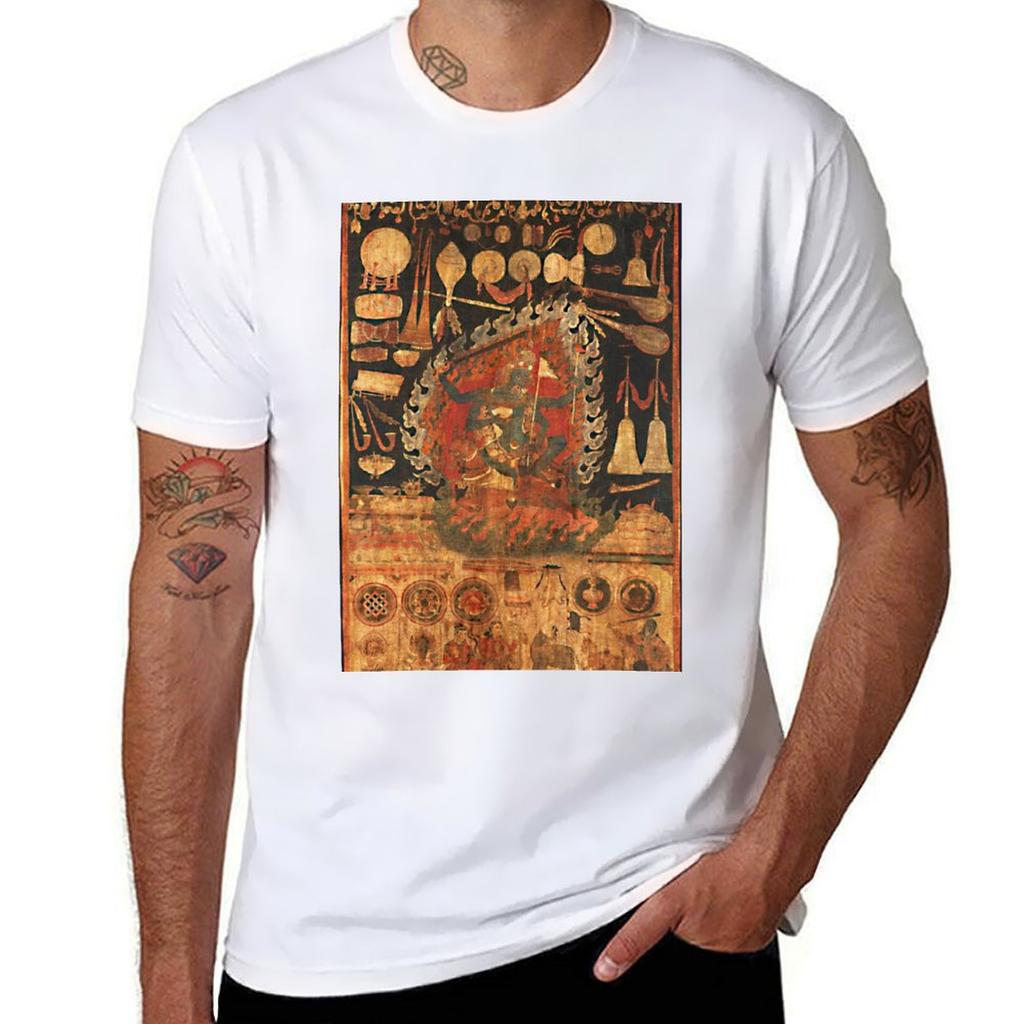 Unisexdala 75 Goddess Palden Lhamo TShirt Large Size Casual Tee Shirt