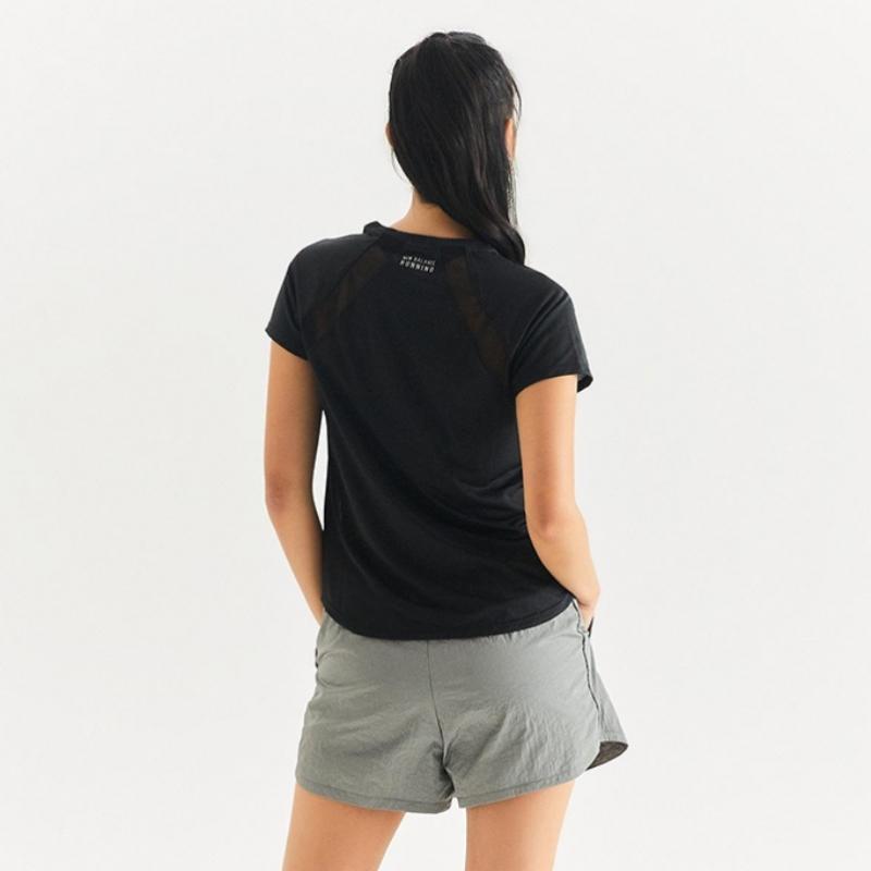 New Balance Women S Impact Run Short Sleeve Tee Aa nbned4S062 19 51