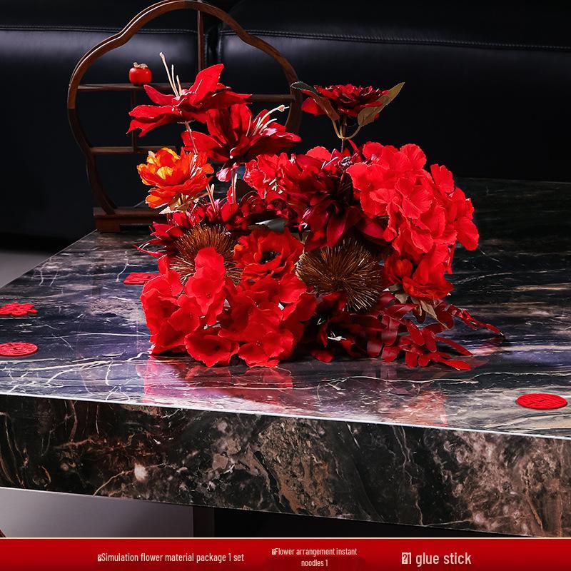 Wedding Flower Basket: Double Happiness Decoration for Home, Hotel, or Engagement