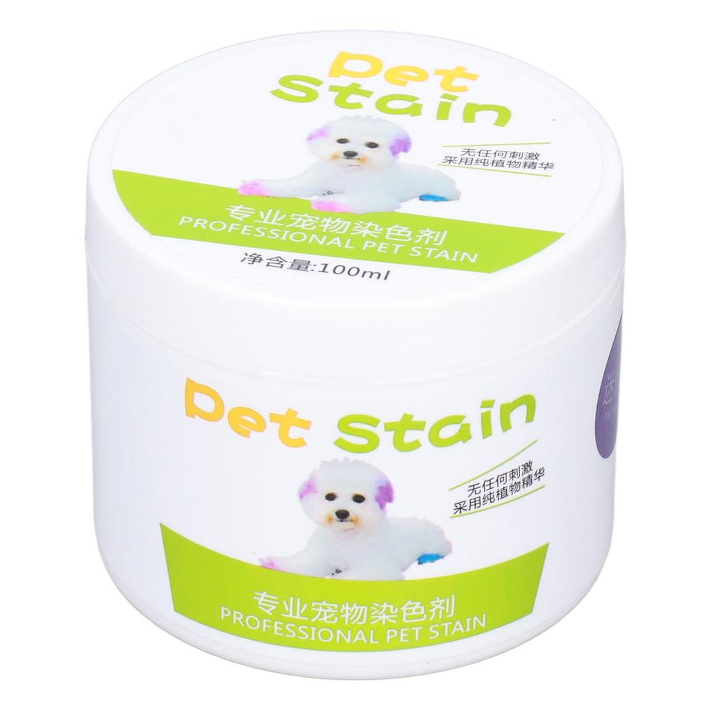 Hundefärbemittel Semi-Permanent und Permanente Farbe Tierhaarfärbemittel für Tierpflege 100ml