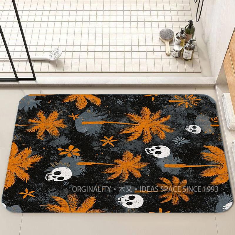 Cute Halloween Pattern Mat Living Room Decoration Home Sofa Non-Slip Carpet Study Bedroom Tatami Children'S Soft Floor Mat