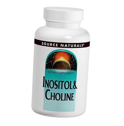 

Холин Инозитол, Inositol & Choline, Source Naturals 100таб (36355007) 100tab