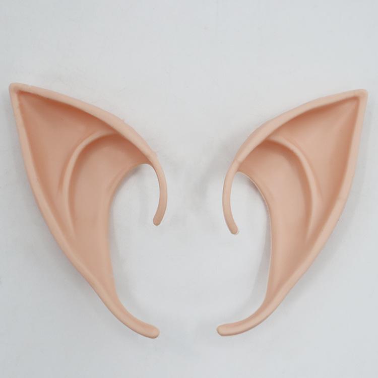 

Фея эльфийские уши коричневый кожа реквизит для женщин Рождество Ренессанс косплей маскарад вечеринка фэнтези наряд аксессуары костюм 10cm