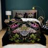 Butterfly Duvet Cover Set Butterfly Plum Branch Pattern Bedding Set Soft Bedclothes Twin Queen King Size Polyester Qulit Cover