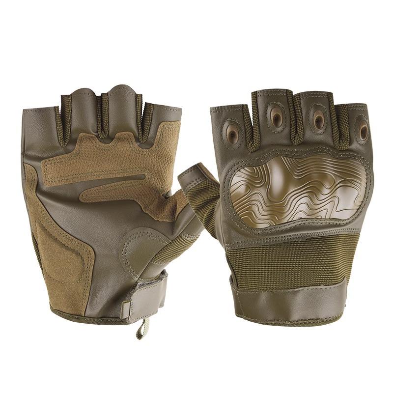 Tactical Gloves Men's Half Finger Outdoor Mountaineering Fighting Fitness Protection Training Special Forces Anti-skid