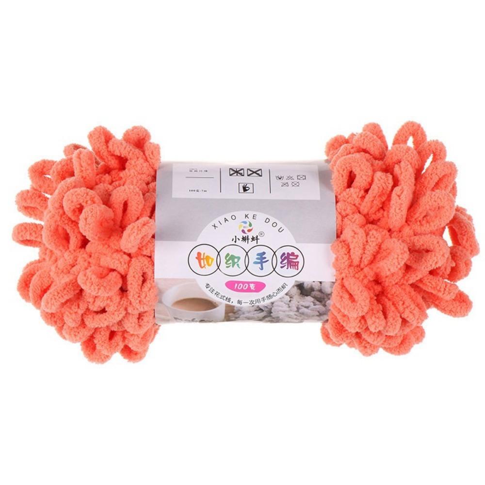 

100g/Roll Finger Loop Yarn Multi-color Soft Finger Circle Yarn Anti-pilling Hand Woven DIY Knitting Thread Scarf Knitting