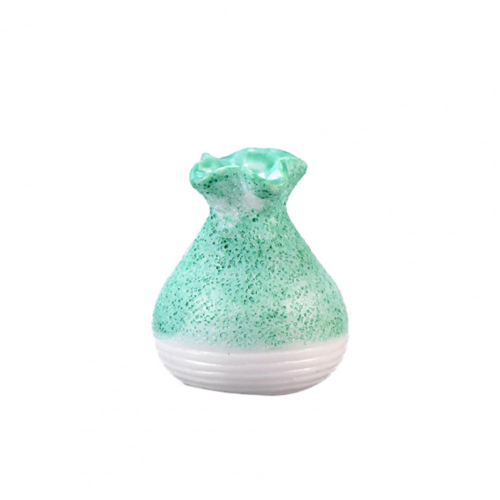 Fashionable Handmade Vase Model Resin Miniature Vase Lightweight Wear-resistant Plant Miniature Vase