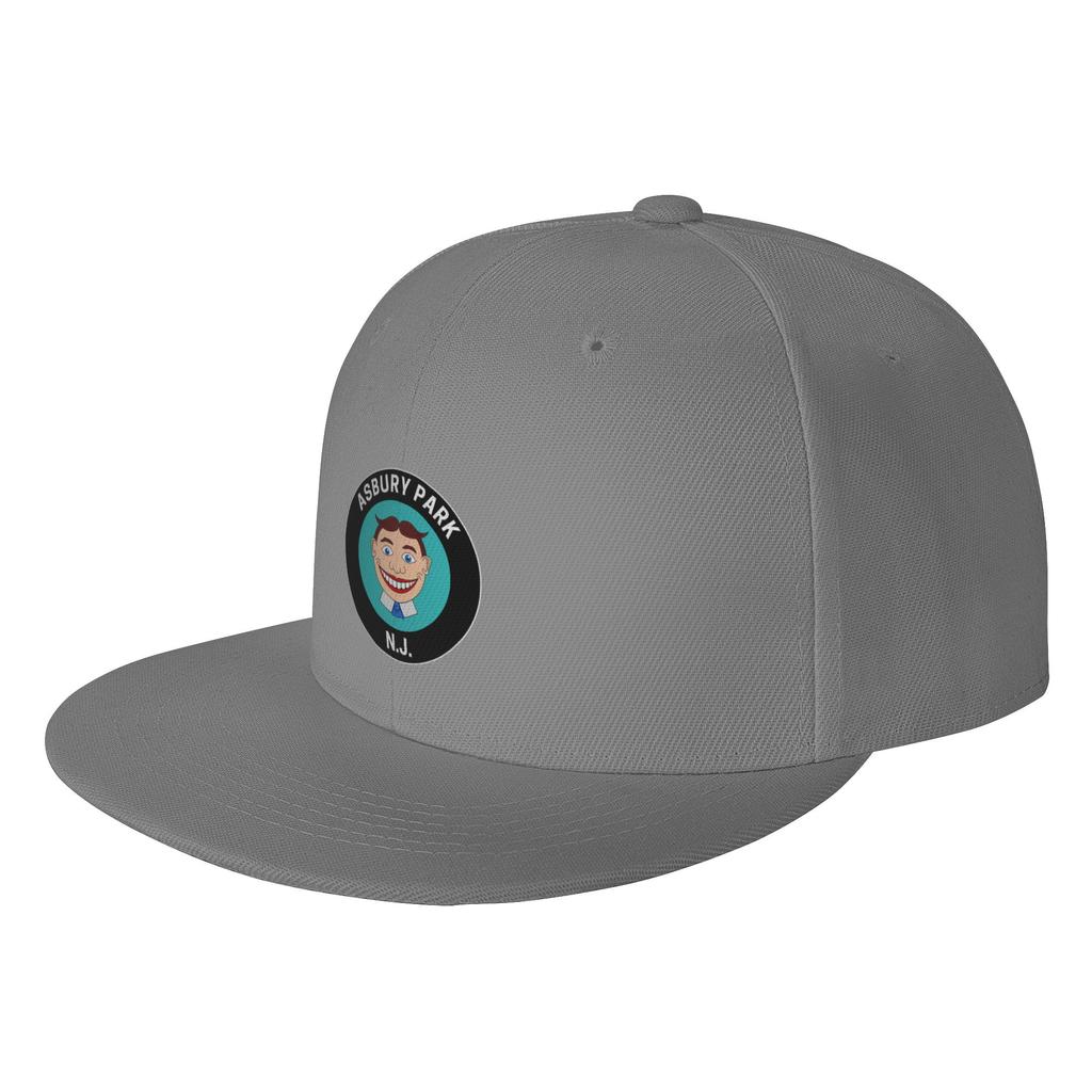 Fashion Asbury Park New Jersey Flat Brim Sun Hat Suitable For Square Faces Brand Unisex Caps
