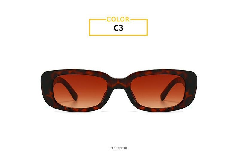 Retro Unisex Small Square Frame Sunglasses - European & American Style 95004