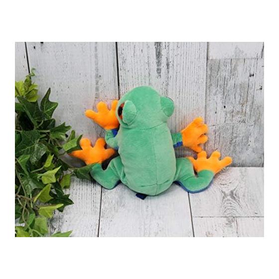 Take-off Plush Toy with Music Box - Japanese Tree Frog - "When You Wish Upon a Star", "Canon", "Carrying You", "One Love", "Love So Sweet", "My
