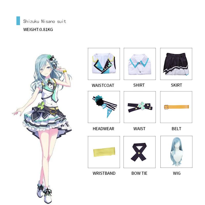 HaKiritani ruka Cosplay Hanasato Minori Momoi Airi Hinomori Shizuku Cosplay Anime Project Sekai Colorful Stage Costume MORE JUMP