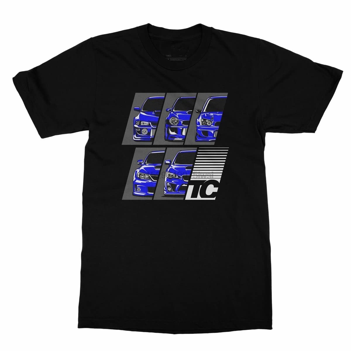 Foshion Mon Suboru Generotions JDM Tuner Cor opporel Turbo Subie Imprezzo outo T-Shirt Printed Tops XL чёрный