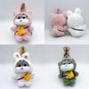 Cute Cat Plush Keychain Charming And Soft Pp Cotton Stuffed Toy For Bags And Keys In Various Colors